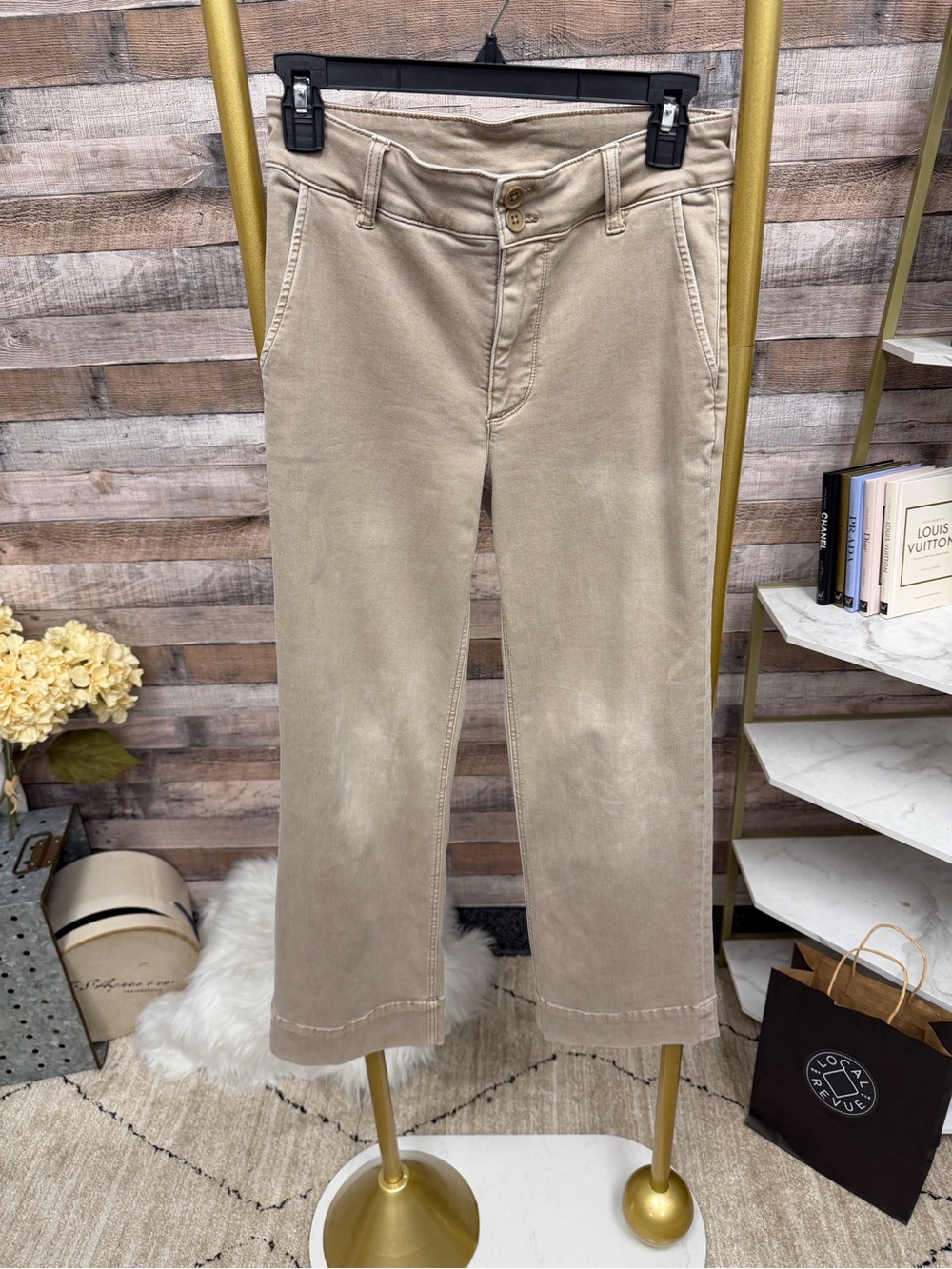 Kut from the Kloth Tan Relaxed Chino Pant